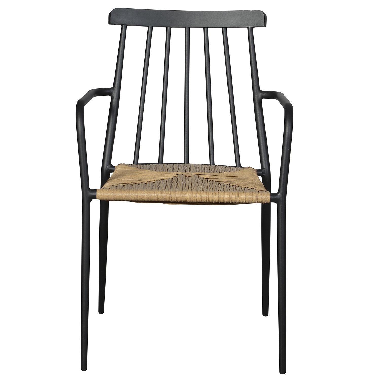 Trädgårdsstol ENVY DESIGN Natur/Svart Utomhus