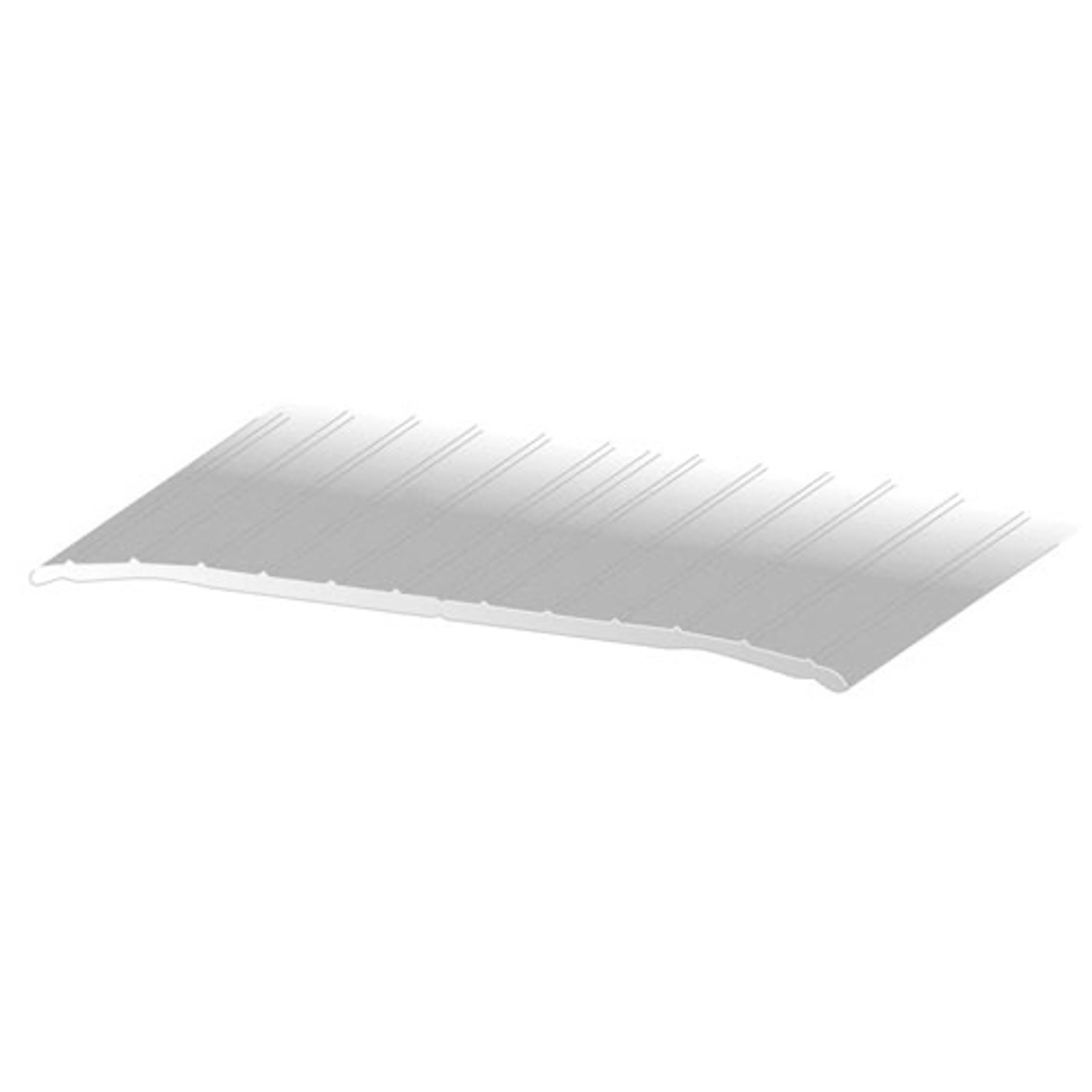 Tröskel Lundbergs Aluminium Silver