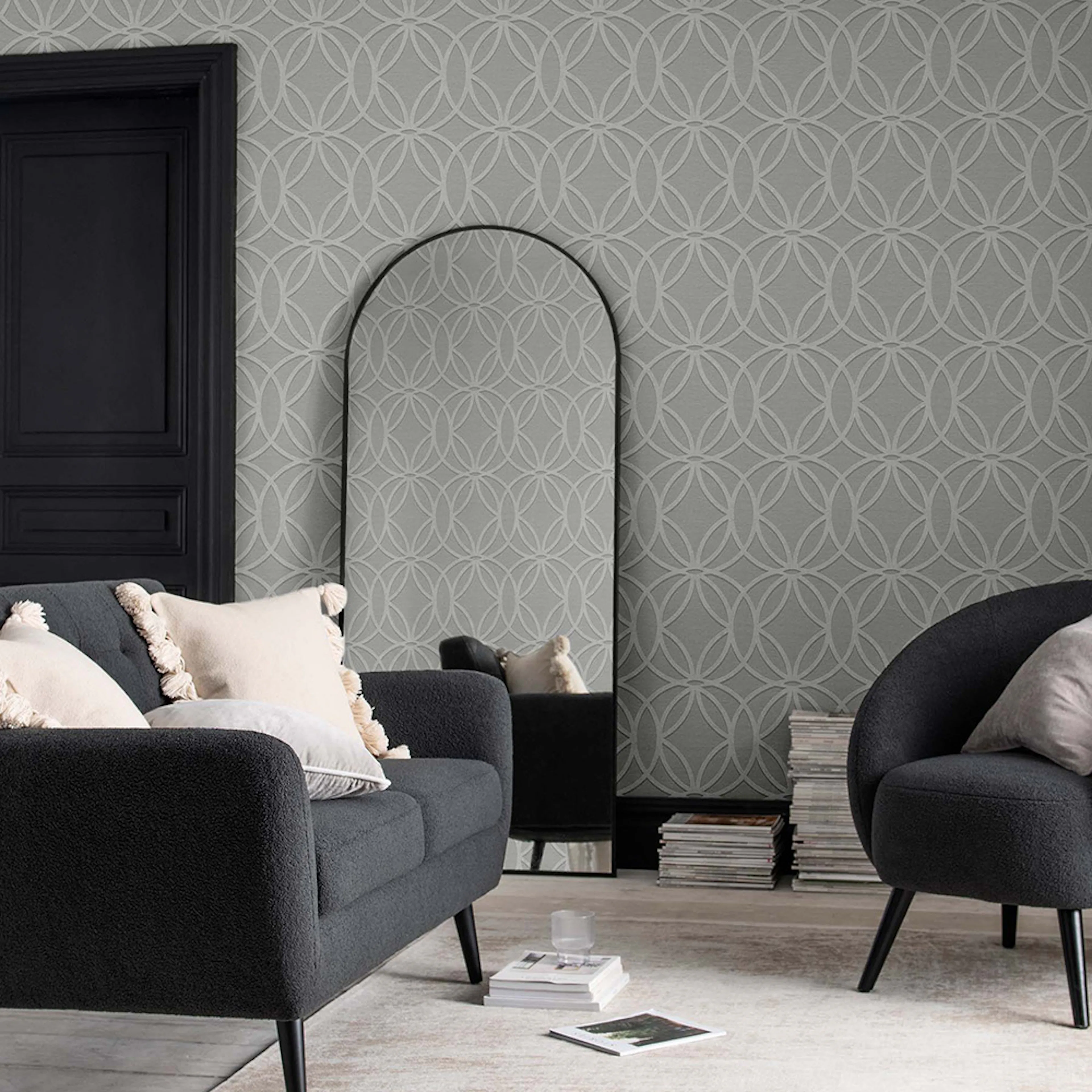 Tapet NEXT Luxe Eclipse Grey