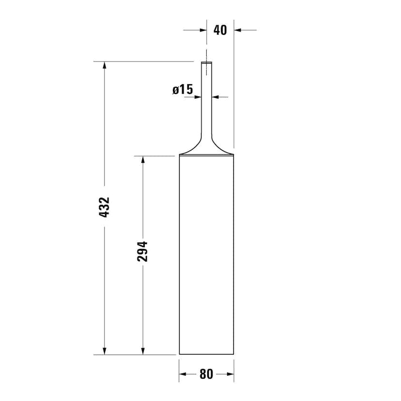 Toalettborste Duravit Starck T 009945