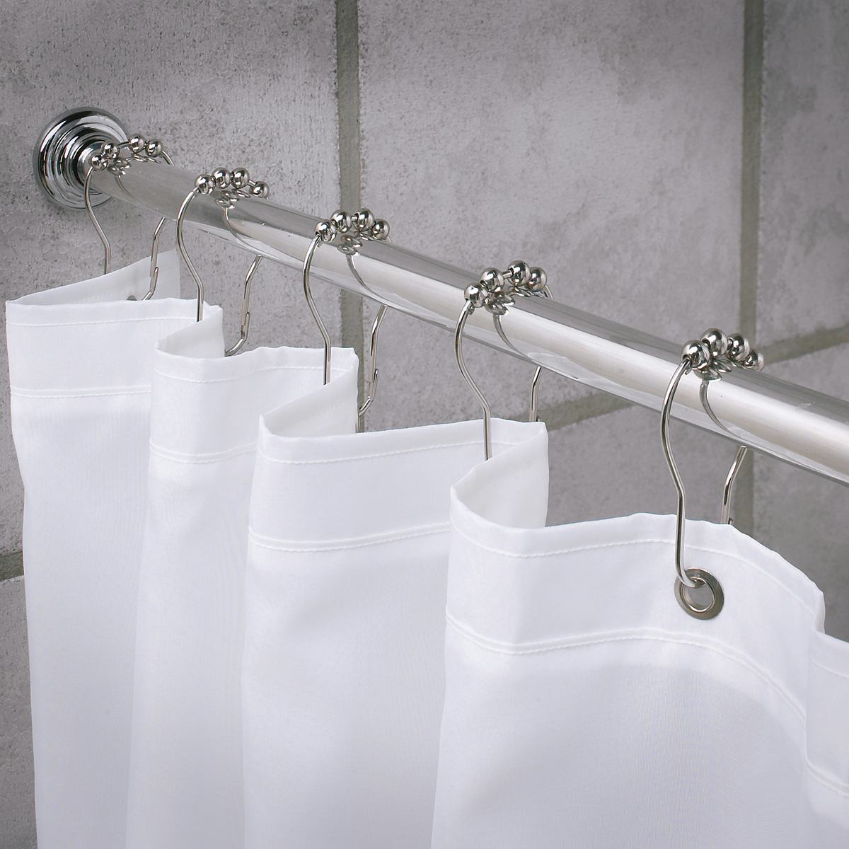 Duschring Debel Metall Med Kulor 12st