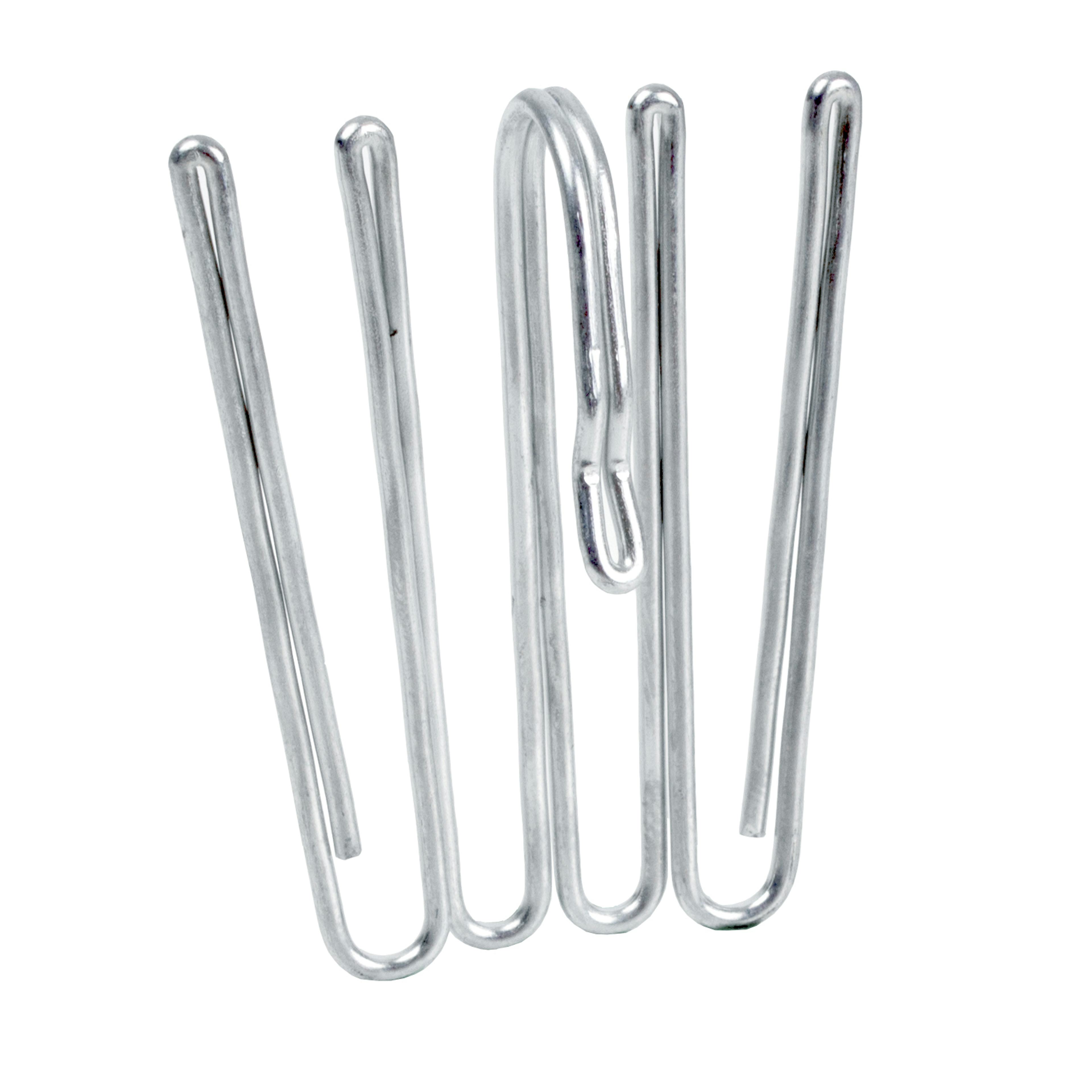 Gardintillbehör Kirsch 4-Fingerkrok Hög 10st Nickel