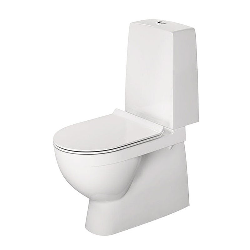 Toalettstol Duravit Durastyle Rimless 010701 med Mjukstängande Hårdsits