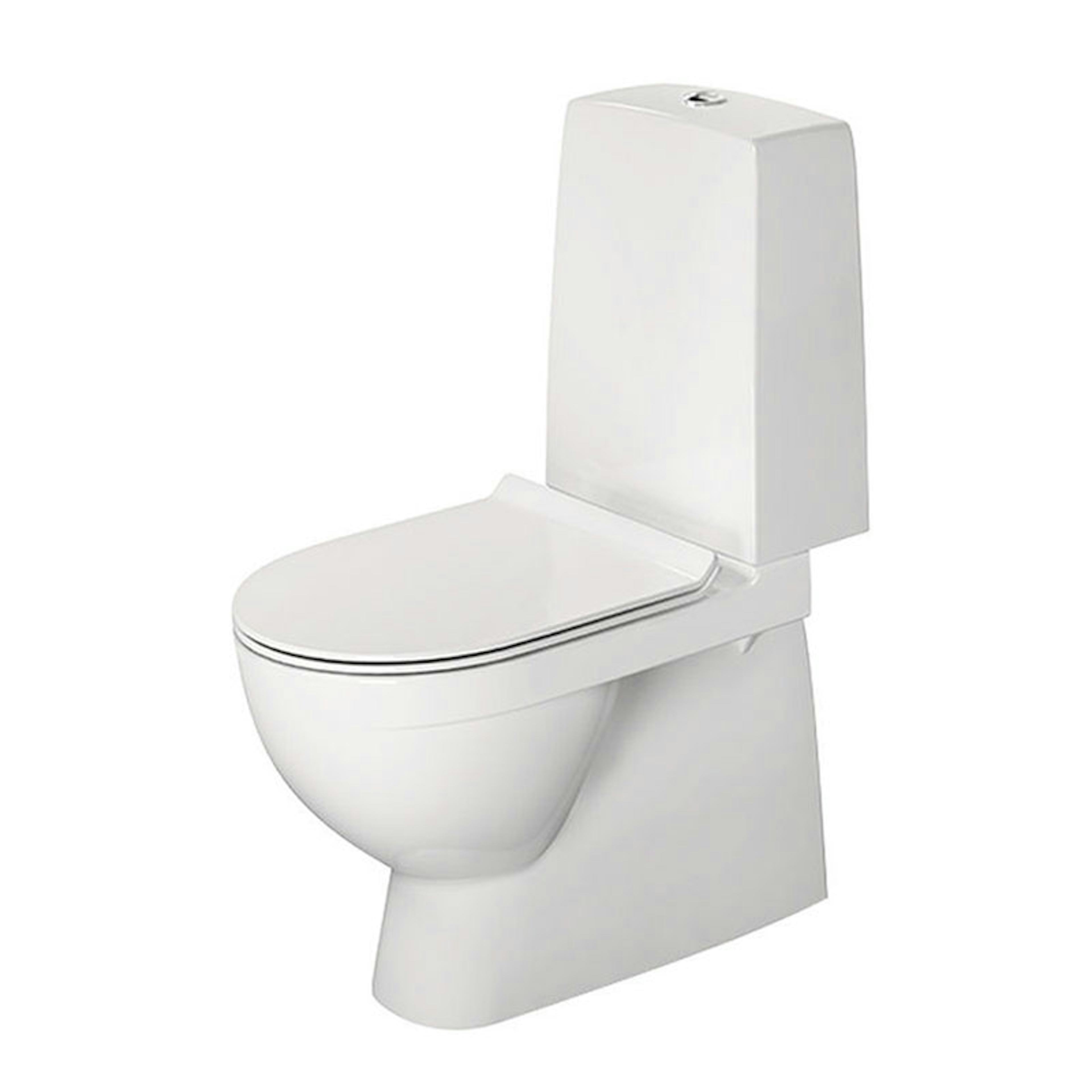 Toalettstol Duravit Durastyle Rimless 010701 med Mjukstängande Hårdsits