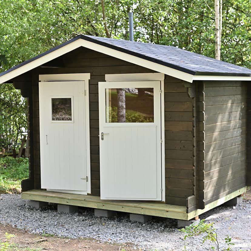 Förråd Luoman Lillevilla Karviainen 6 m² Friggebod Byggsats i Trä med Sadeltak