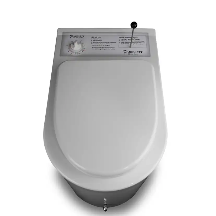 Förbränningstoalett Purolett Eco Royal Vit med Påsar