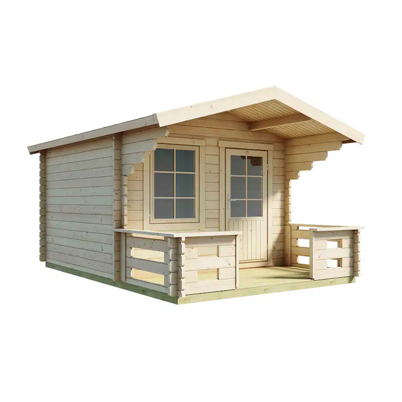 Friggebod Luoman Lillevilla Kukkia 9 m² med Sadeltak