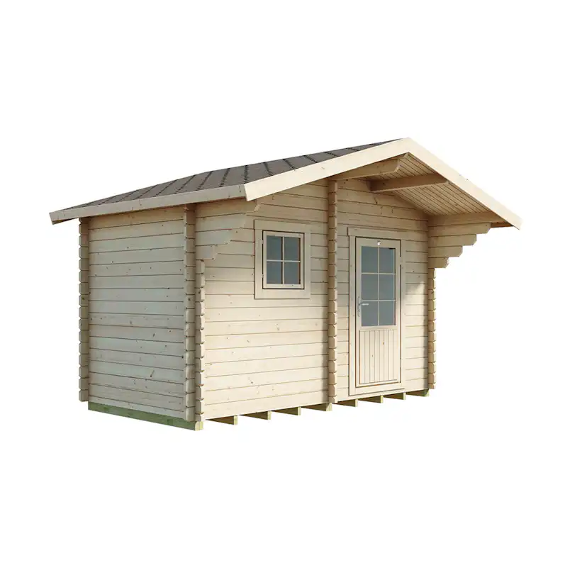 Bastu Luoman Lillevilla Kulovesi 7,6 m² Fristående Utebastu i Trä