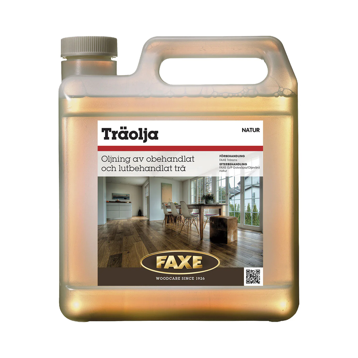 Träolja Faxe Natur 1L