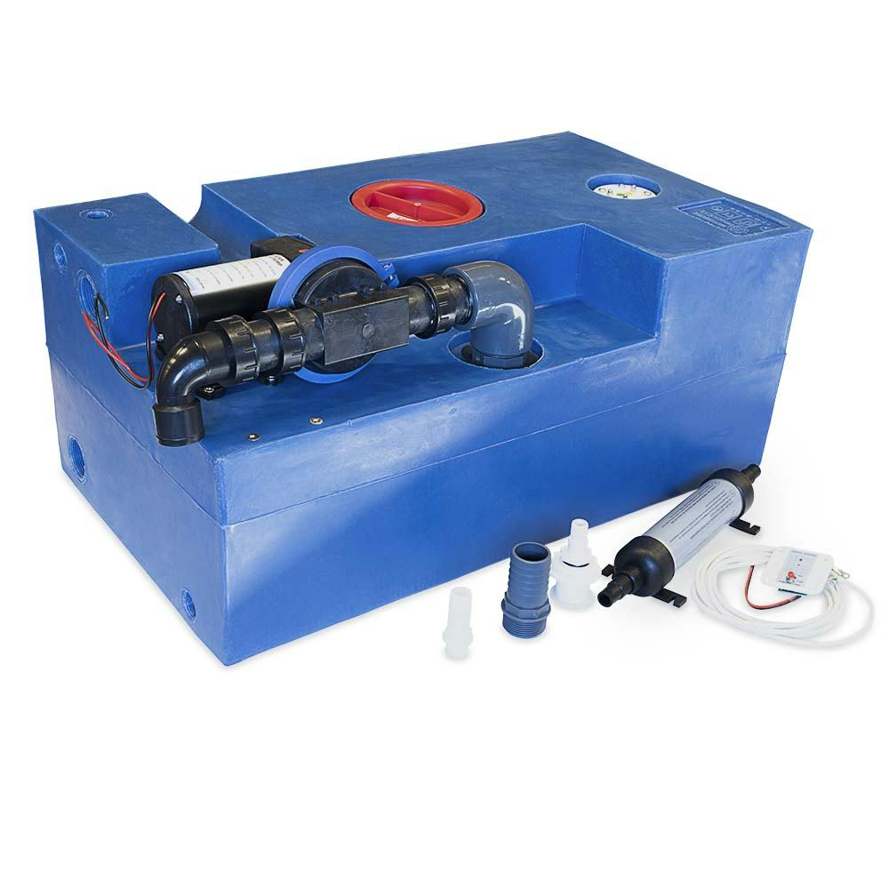 Svartvattentank Albin Group Marine 72L CPL Diaphragm 12V