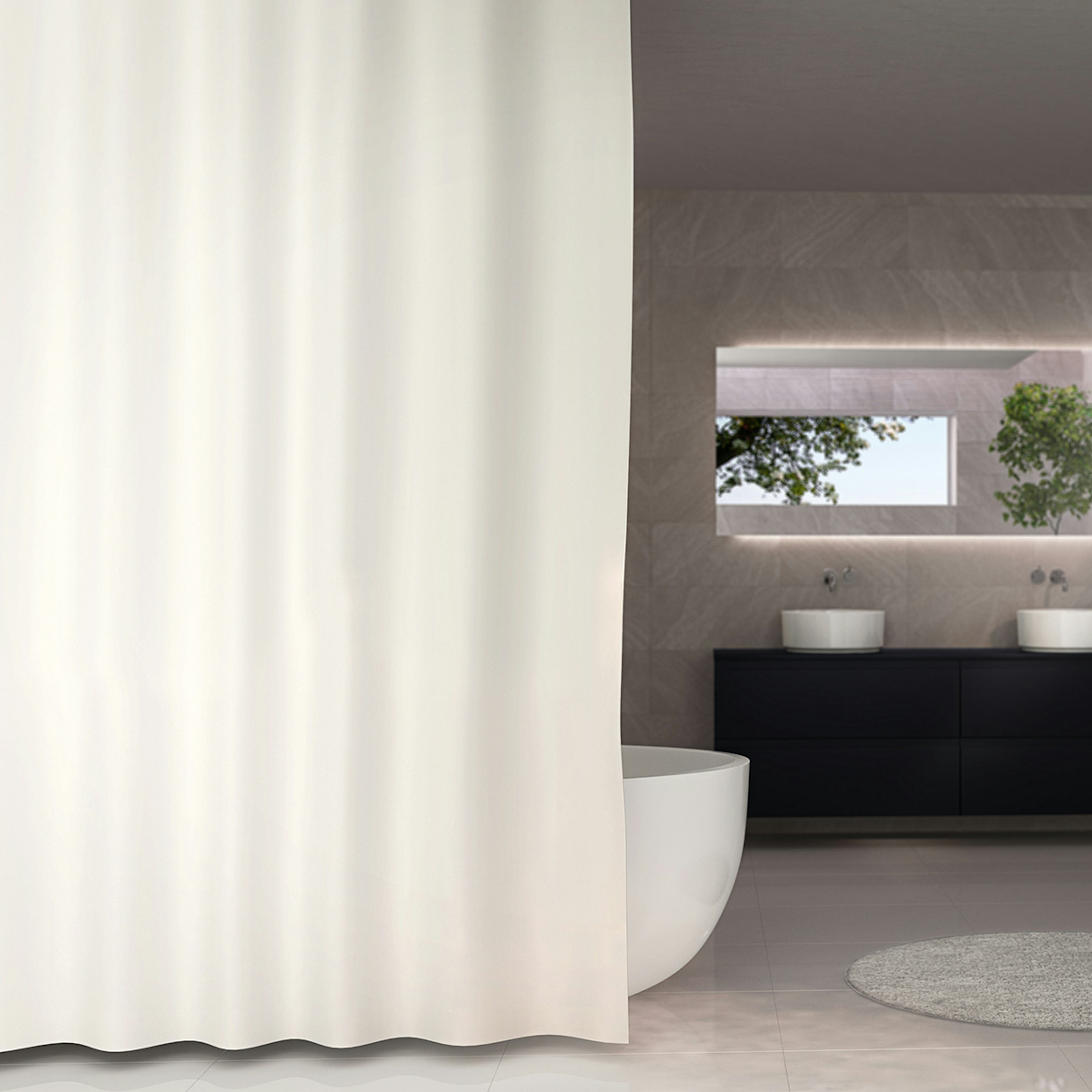 Duschdraperi Debel Uni