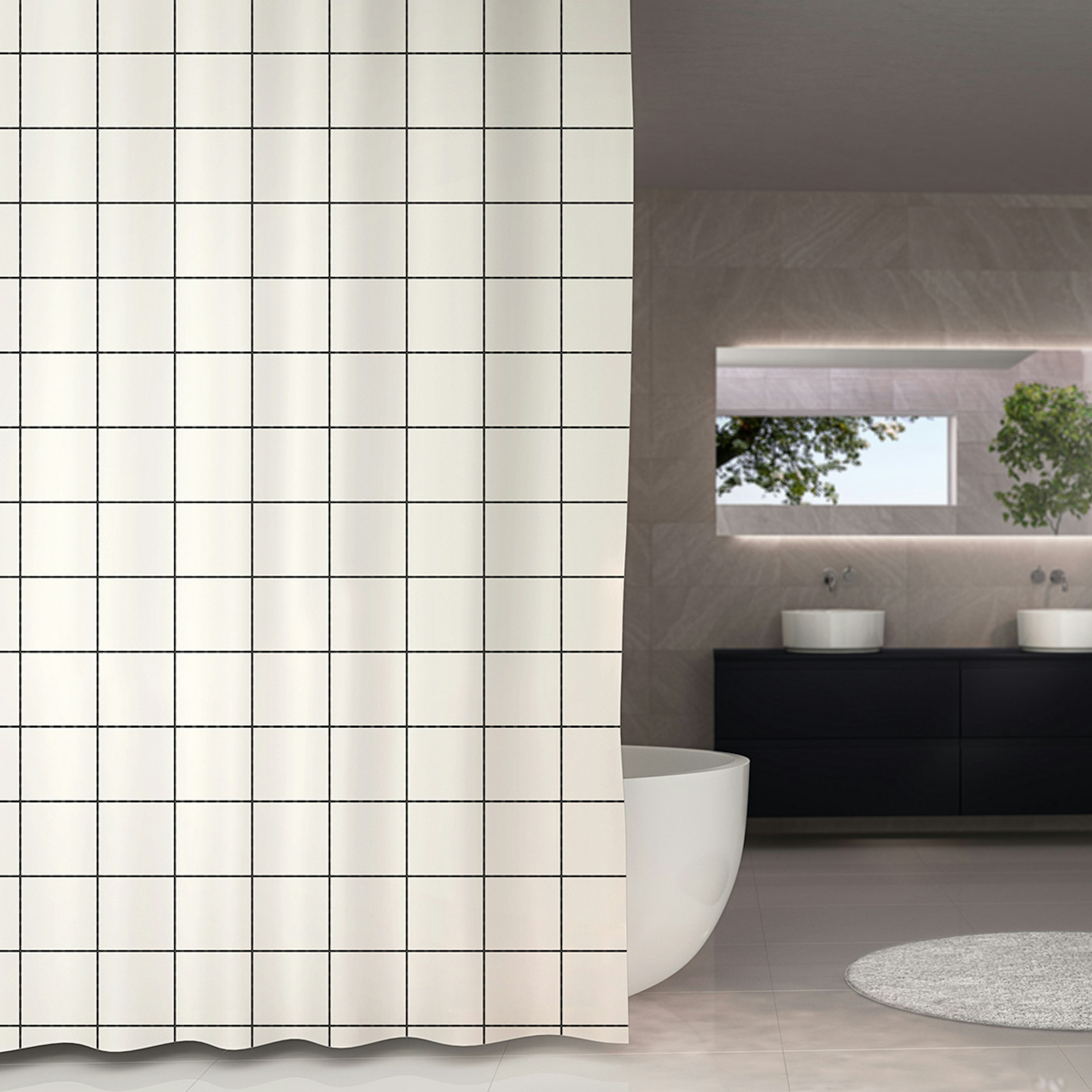 Duschdraperi Debel Lombok