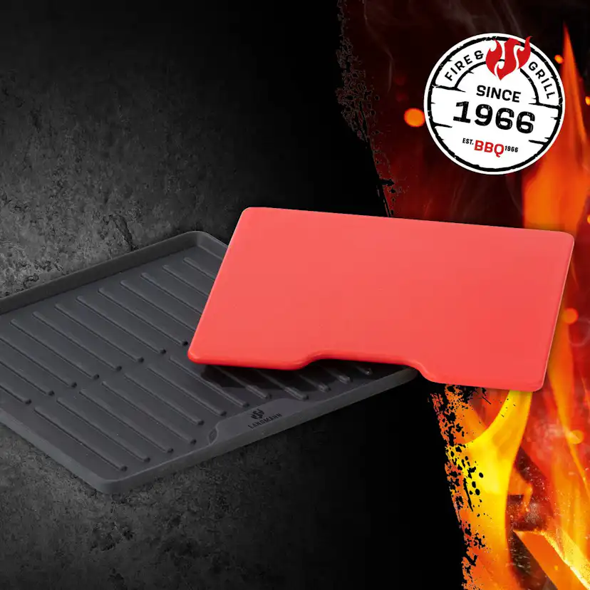 Silikonmatta Landmann Med Skärbräda 25x25cm