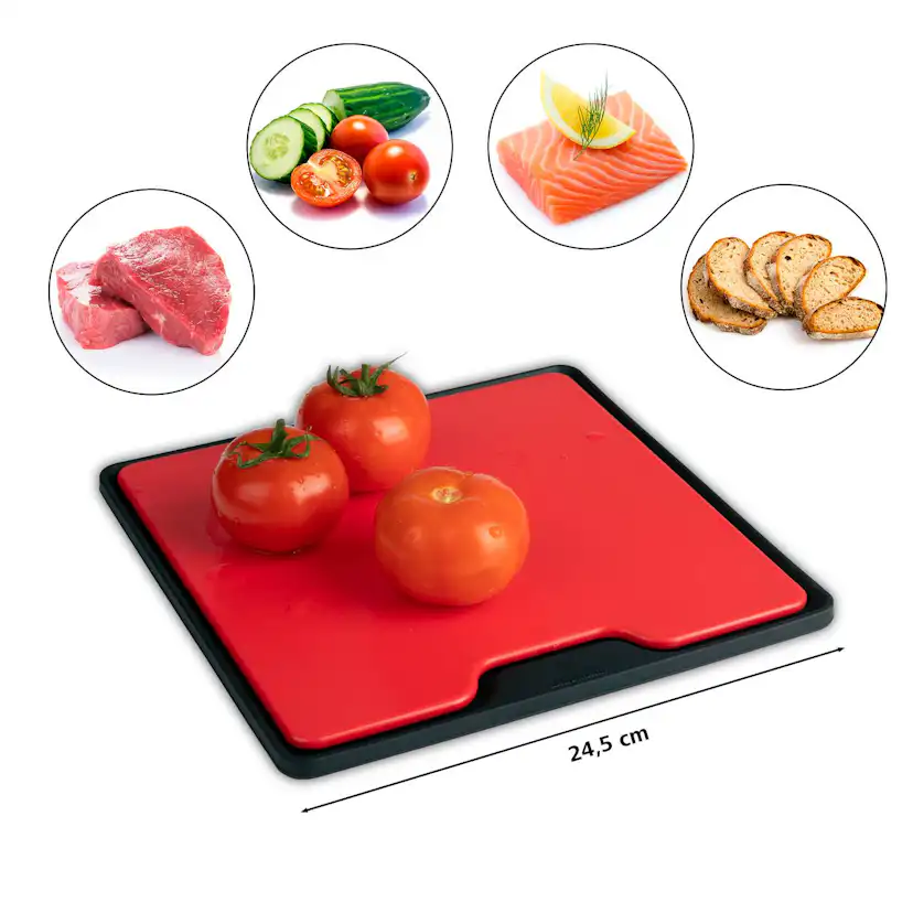 Silikonmatta Landmann Med Skärbräda 25x25cm