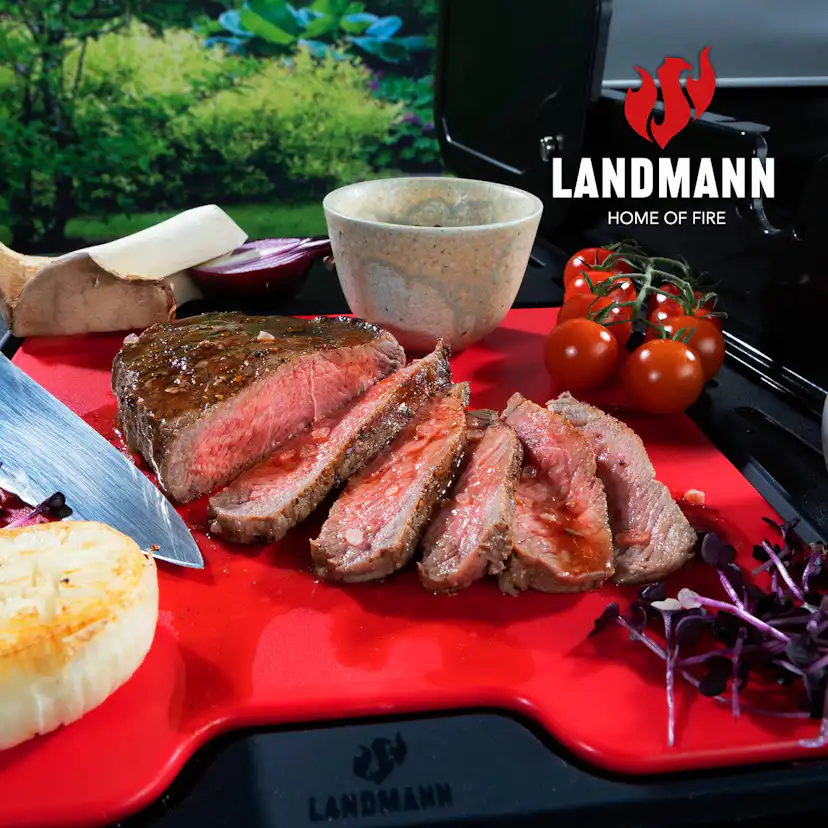 Silikonmatta Landmann Med Skärbräda 25x25cm