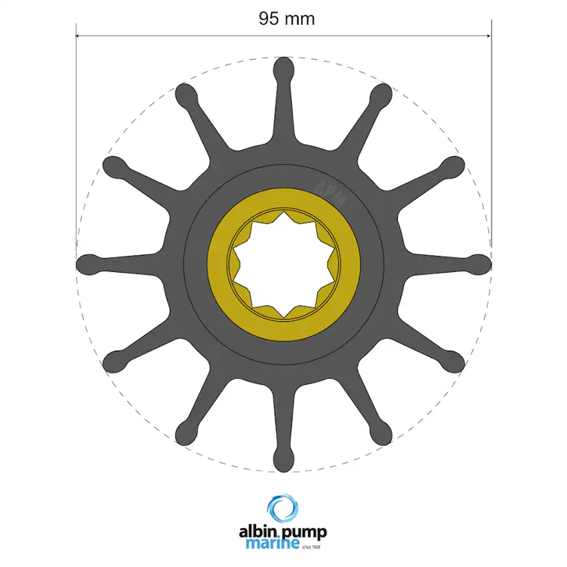 Impeller Albin Group Marine Premium 06-02-034