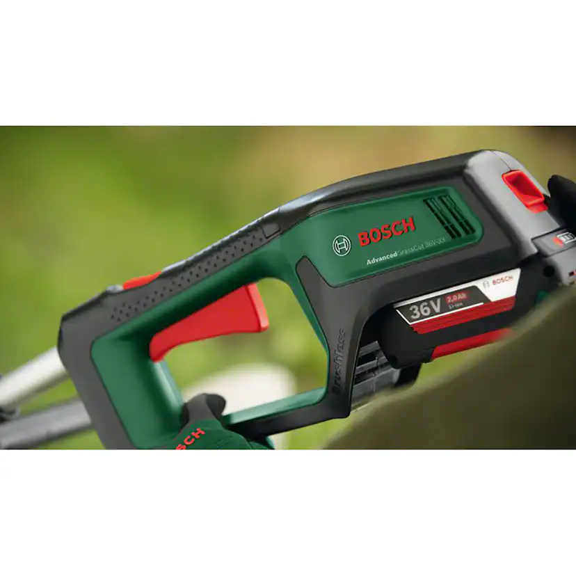 Grästrimmer Bosch Power Tools Advgrasscut med Batteri och Laddare
