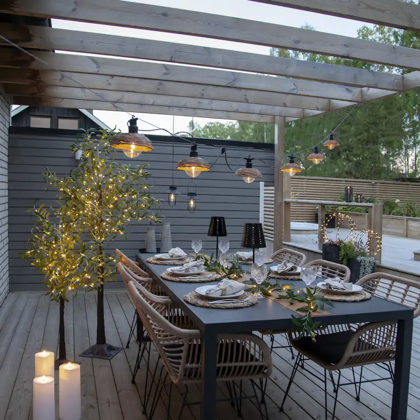 Dekorationstrad Star Trading Olivec Träd LV