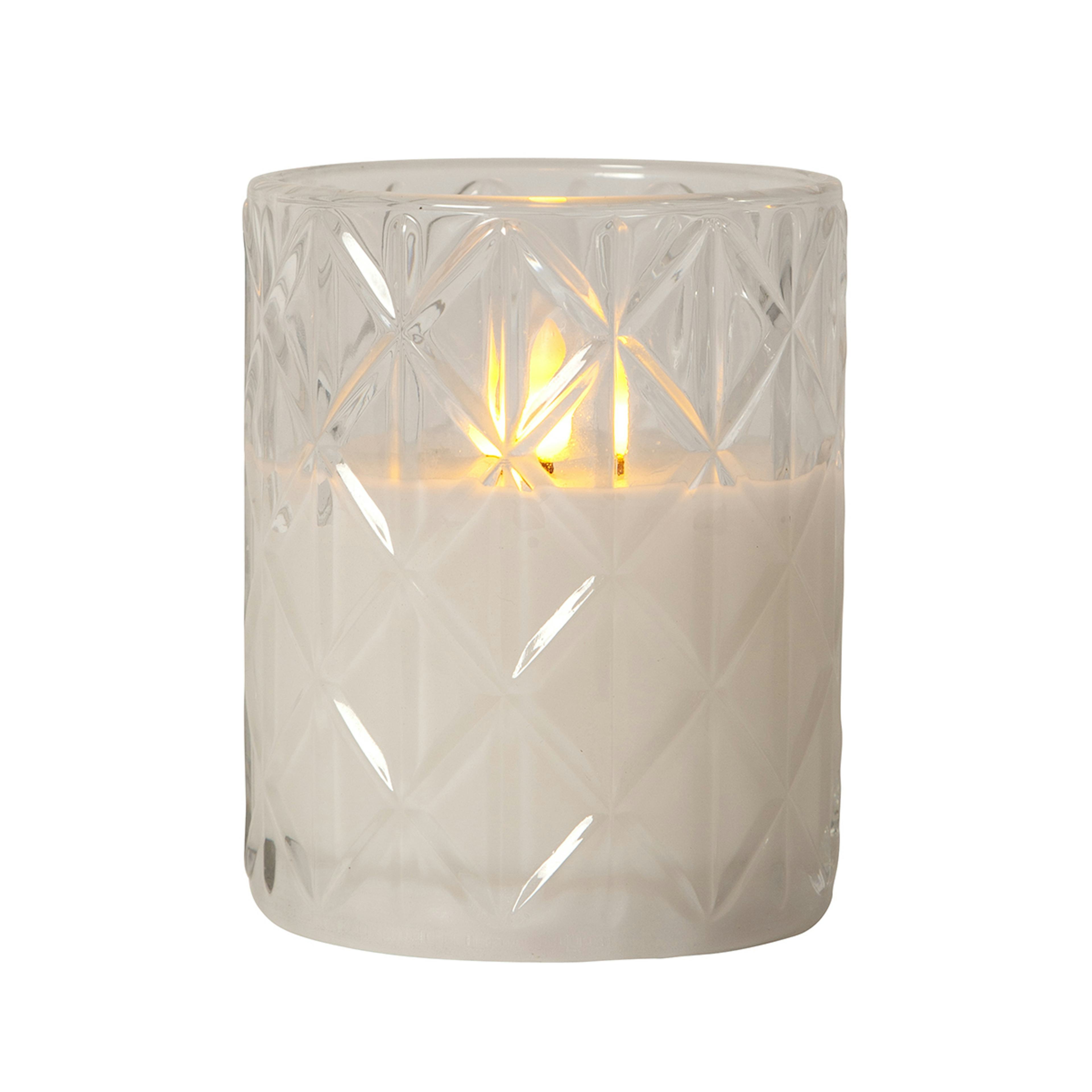 LED-Ljus Star Trading Flamme Romb 12,5 cm