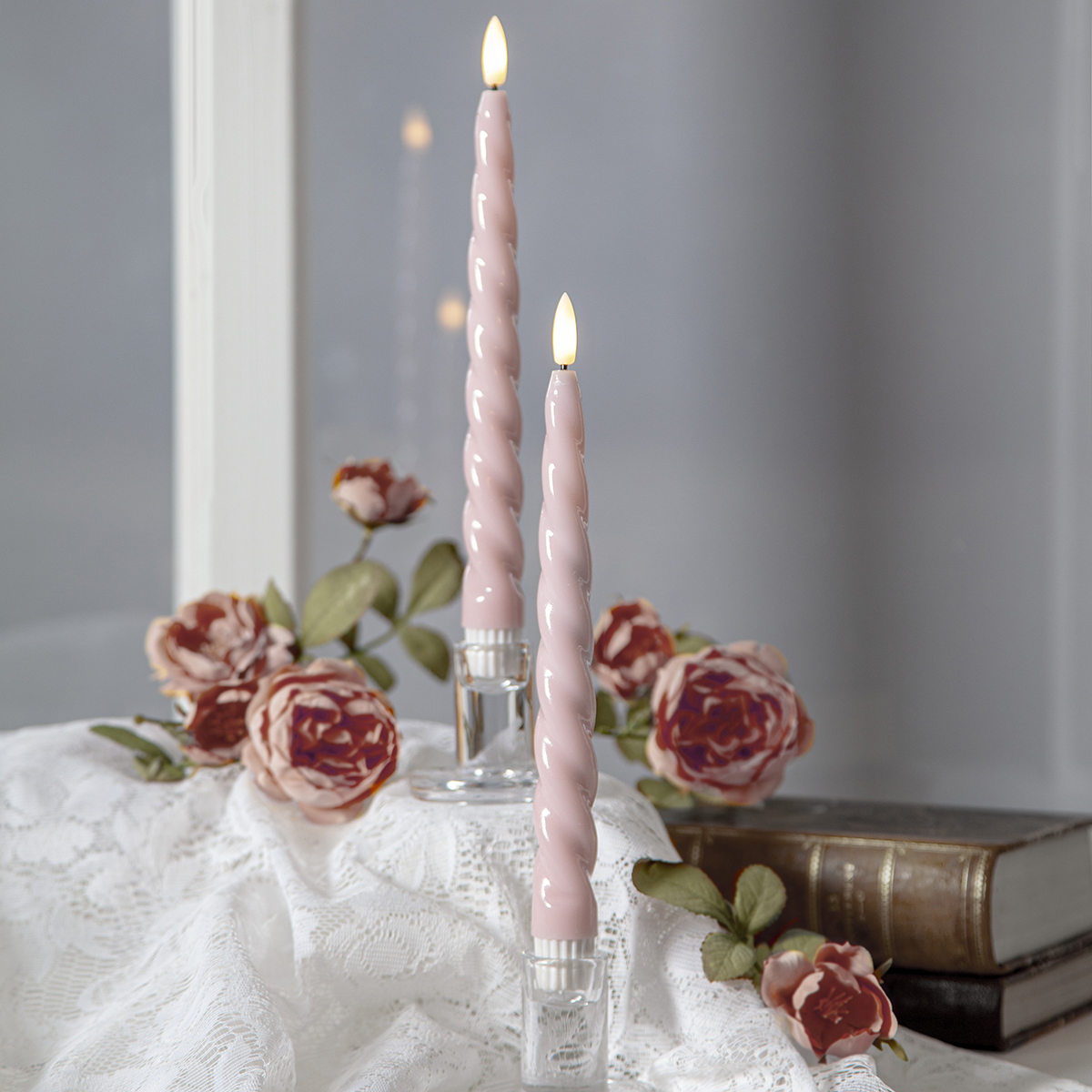 LED-Antikljus Star Trading Flamme Shine 2-pack