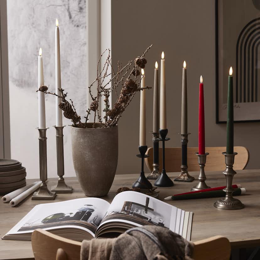 Antikljus Star Trading Flamme Slim 2-pack