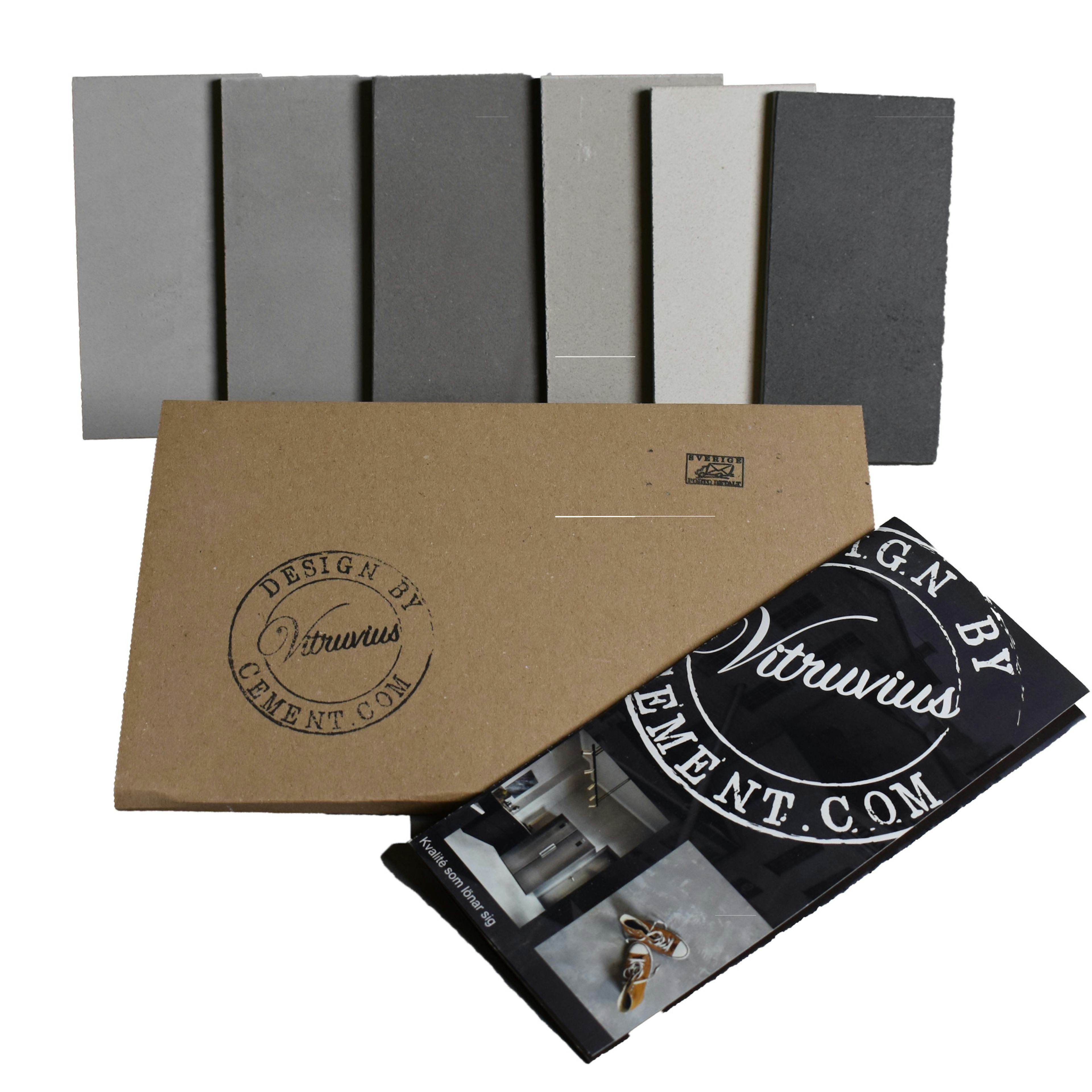 Provbitar Design By Cement Microcement 6 st Färger