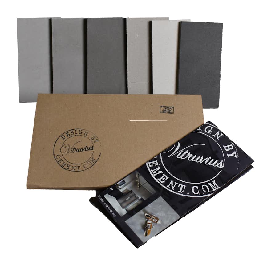 Provbitar Design By Cement Microcement 6 st Färger