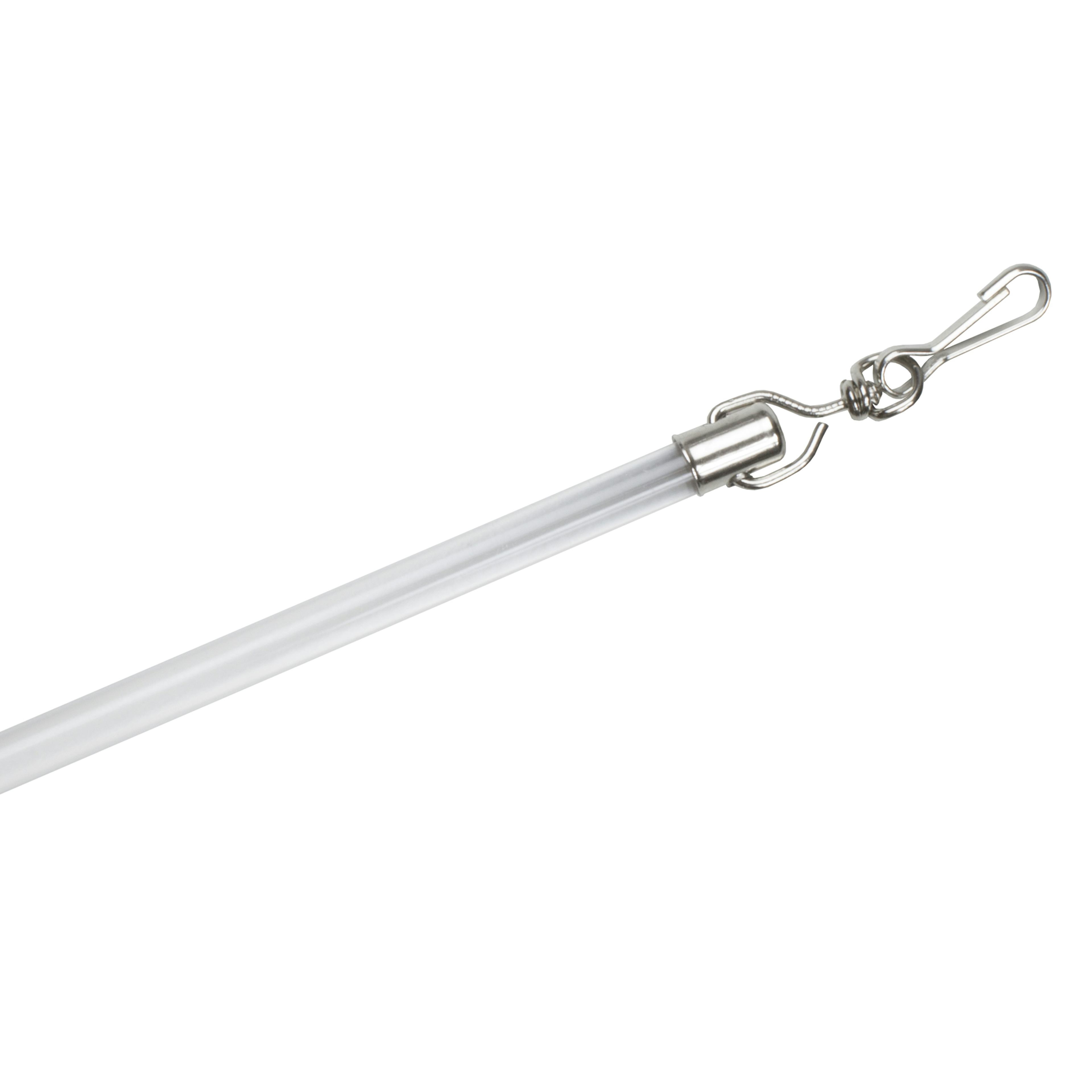 Gardintillbehör Kirsch Dragstav Transparent för Gardinstång och Gardinskena