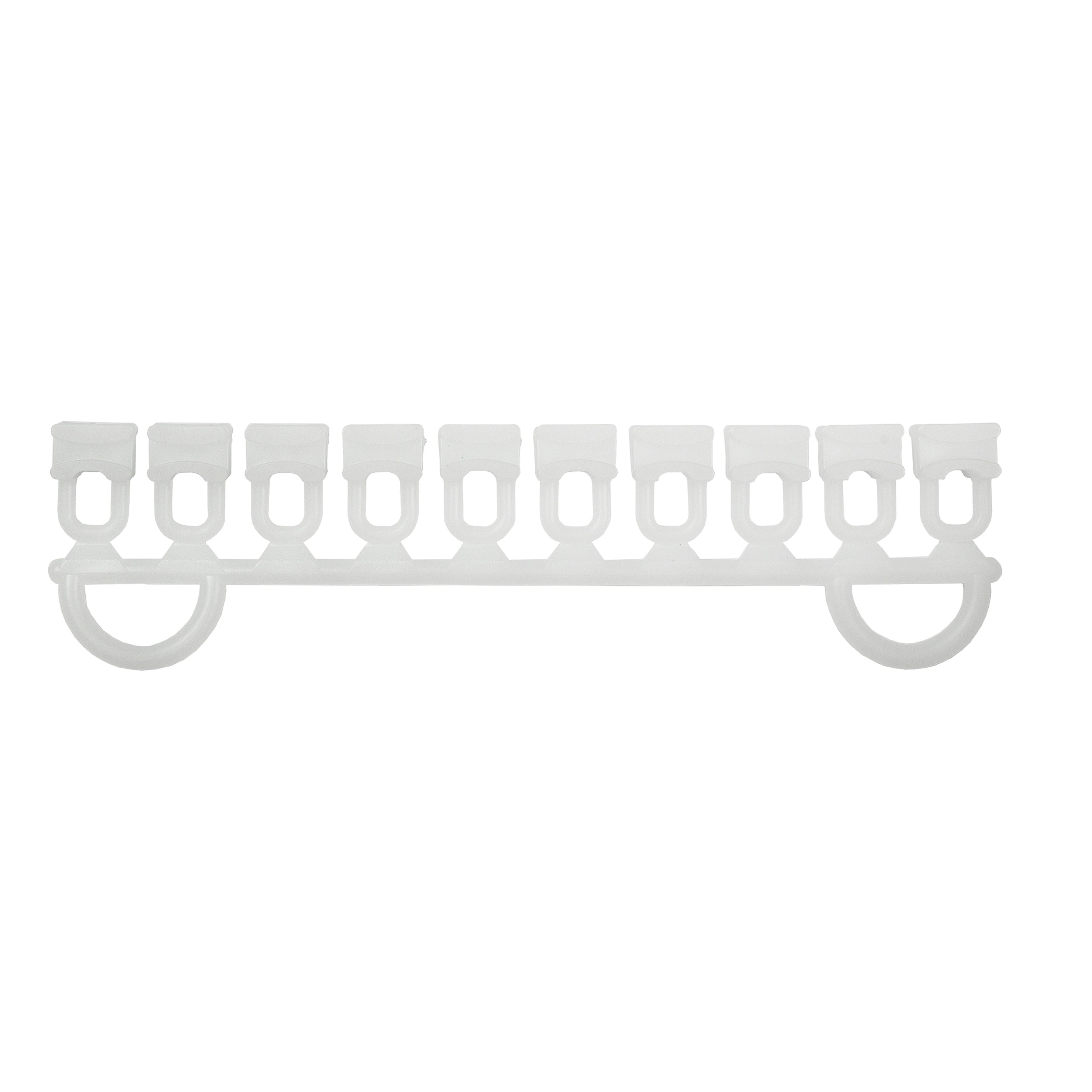 Gardintillbehör Kirsch Glid För U-skena Vit