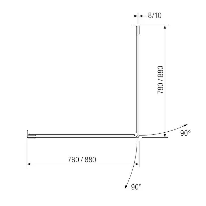 Duschhörn Alterna Luxor