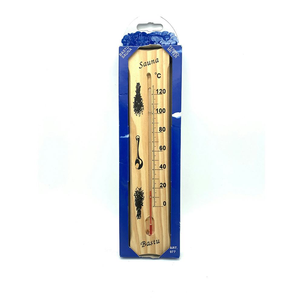 Bastutermometer Termometerfabriken Viking +130C Trä