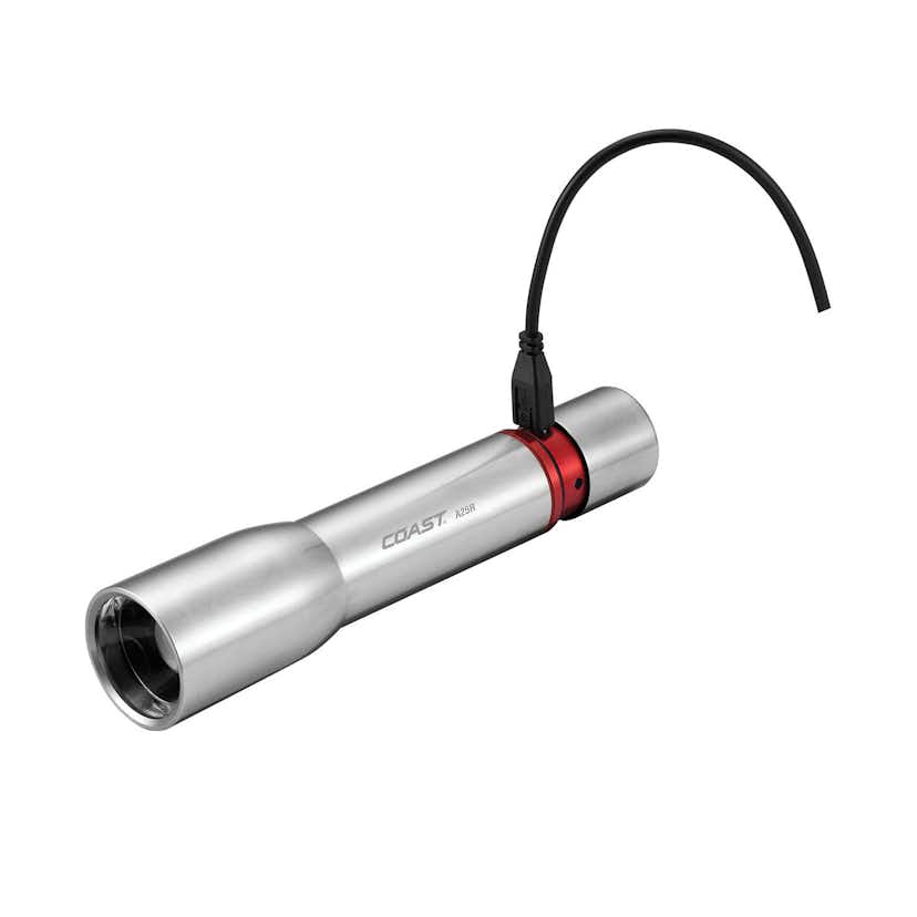 Ficklampa Coast A25R Uppladdningsbar 1000 Lumen PresentFörpackning