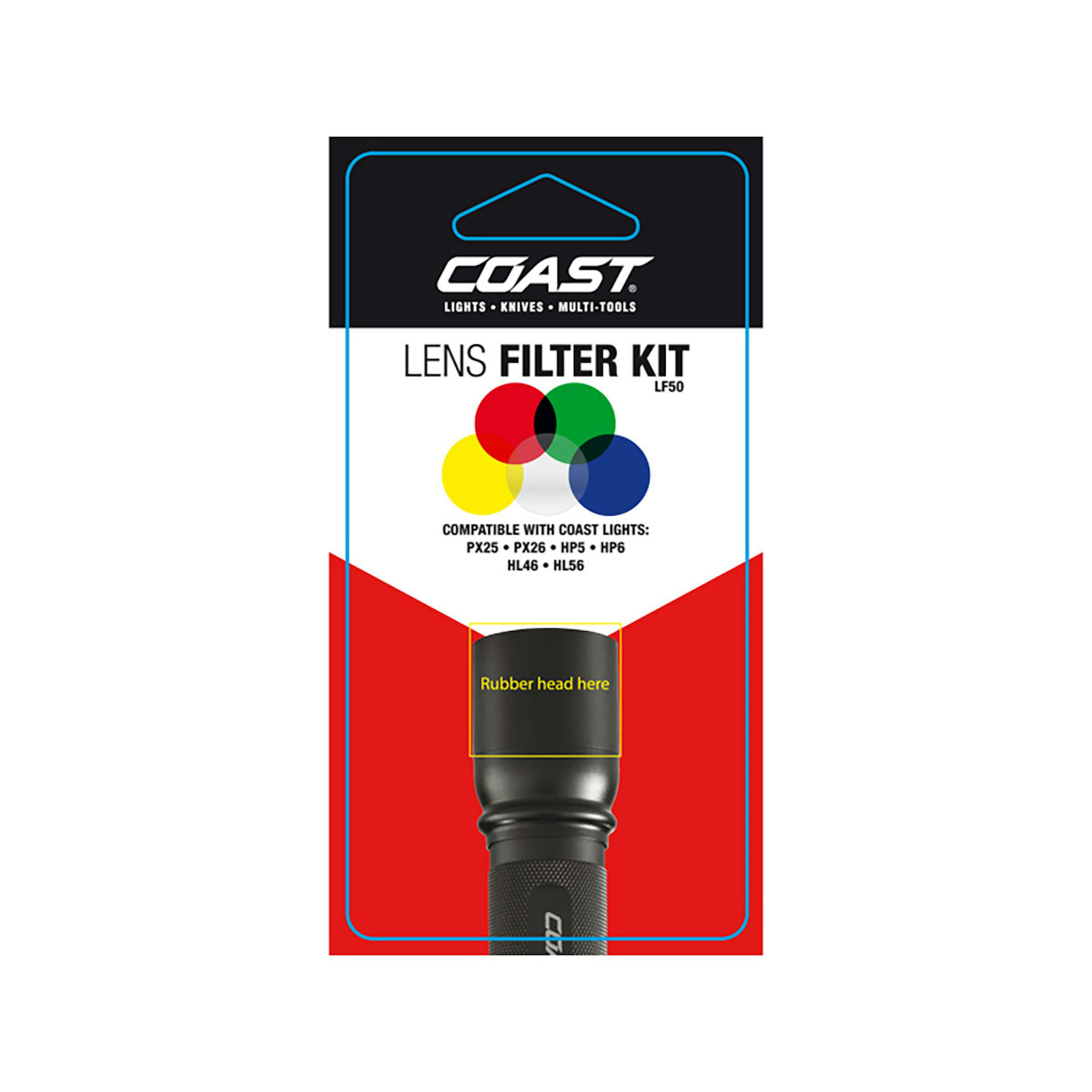 Linsfilter Coast LF50 Kit För PX26, HP5, HP6, HL46, HL56