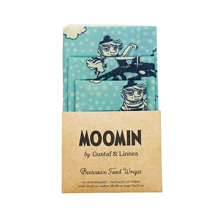 Bivaxinpackningar Gustaf & Linnea Moomin För Livsmedel 3-pack