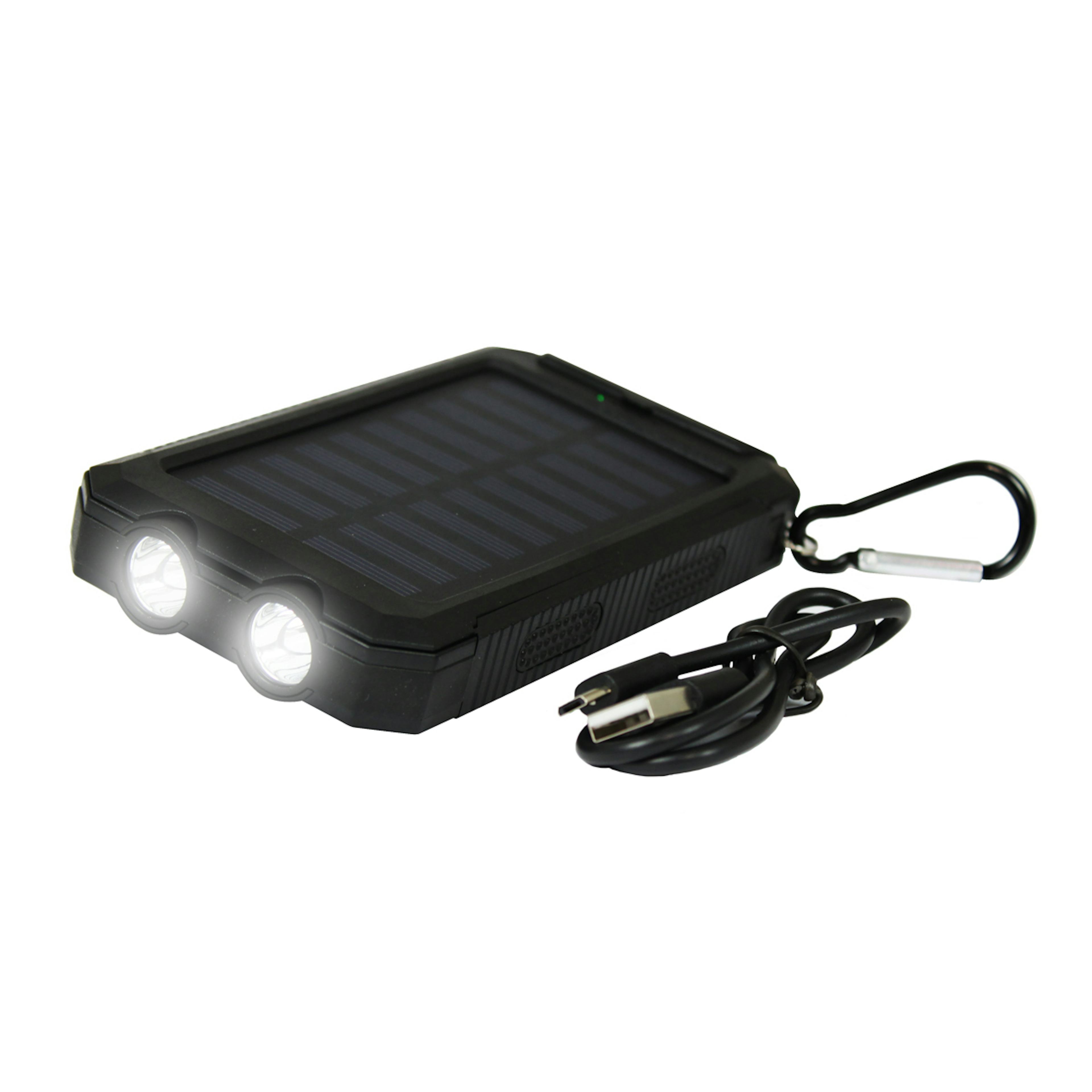 Powerbank Japcell Äventyrsmodell med Solpanel 10000 mAh för Utomhusaktiviteter