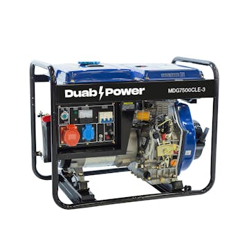Elverk Duab-Power MDG7500CLE-3 3-fas Diesel fjärrstart