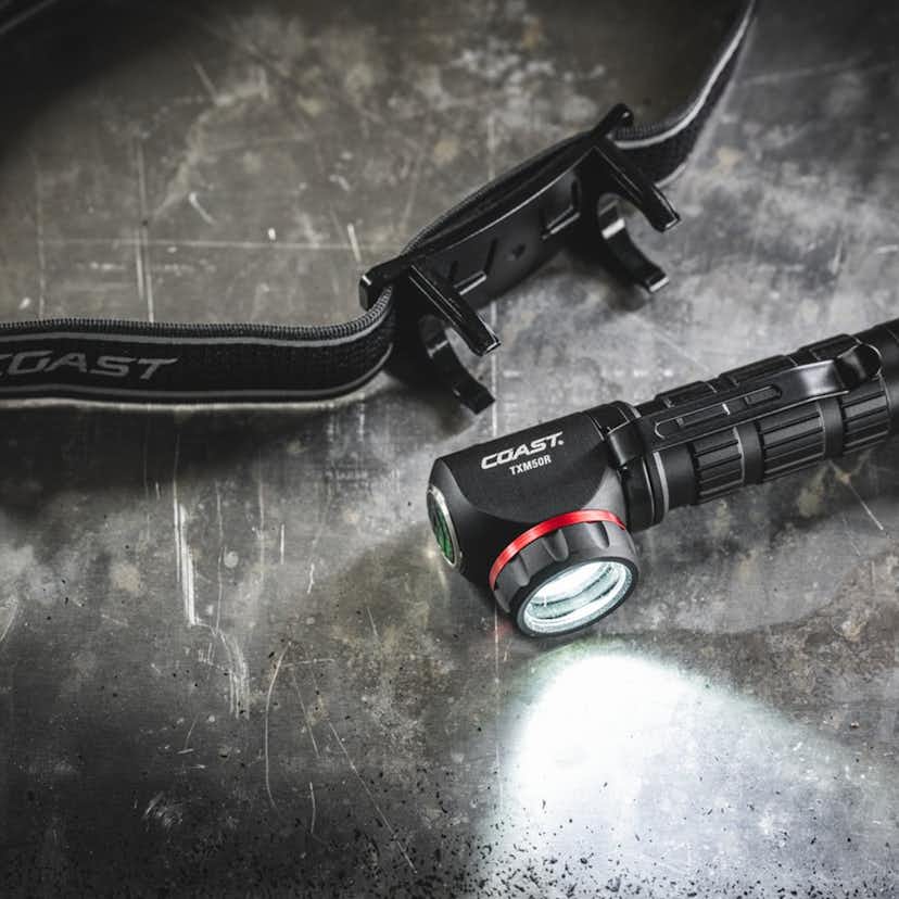 Pannlampa Coast Uppladdningsbar Txm50R 1250 Lumen