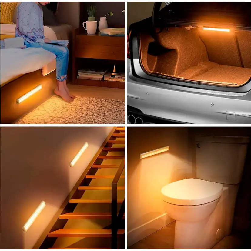 Skåpsbelysning Japcell LED med Rörelsesensor och Justerbar Färgtemperatur Uppladdningsbar