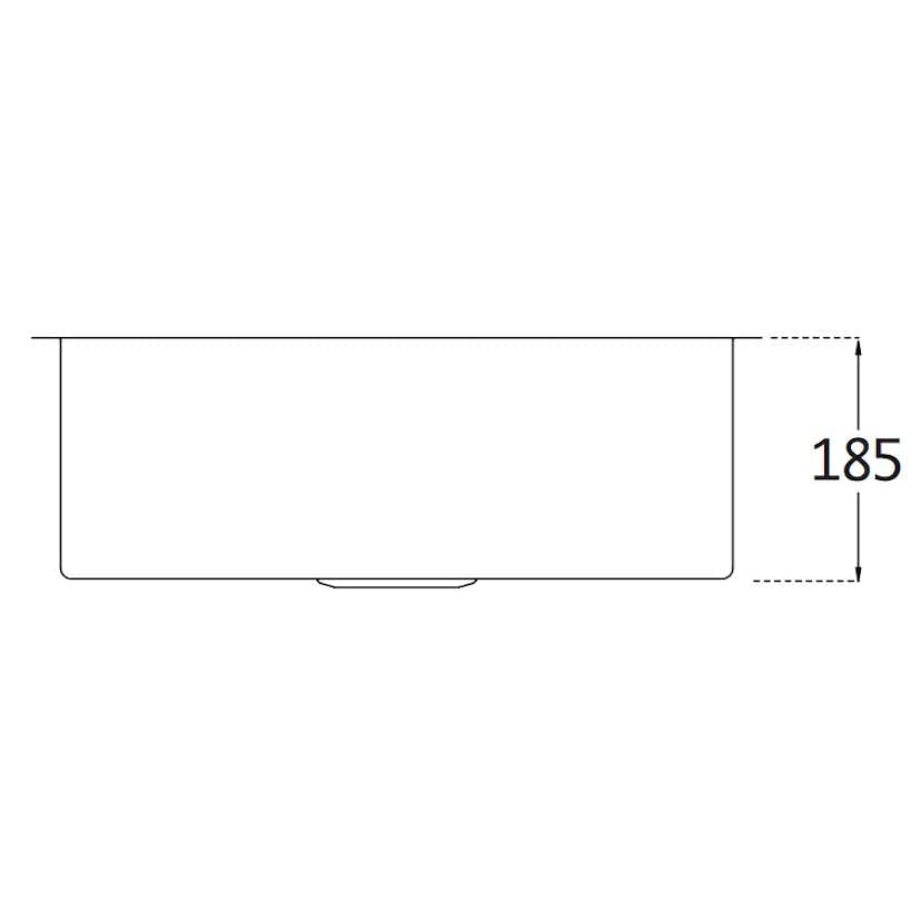 Diskho Lavabo Kubus 500 Soft