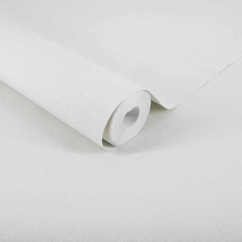 Tapet WOW Basic Glitter Gräddvit