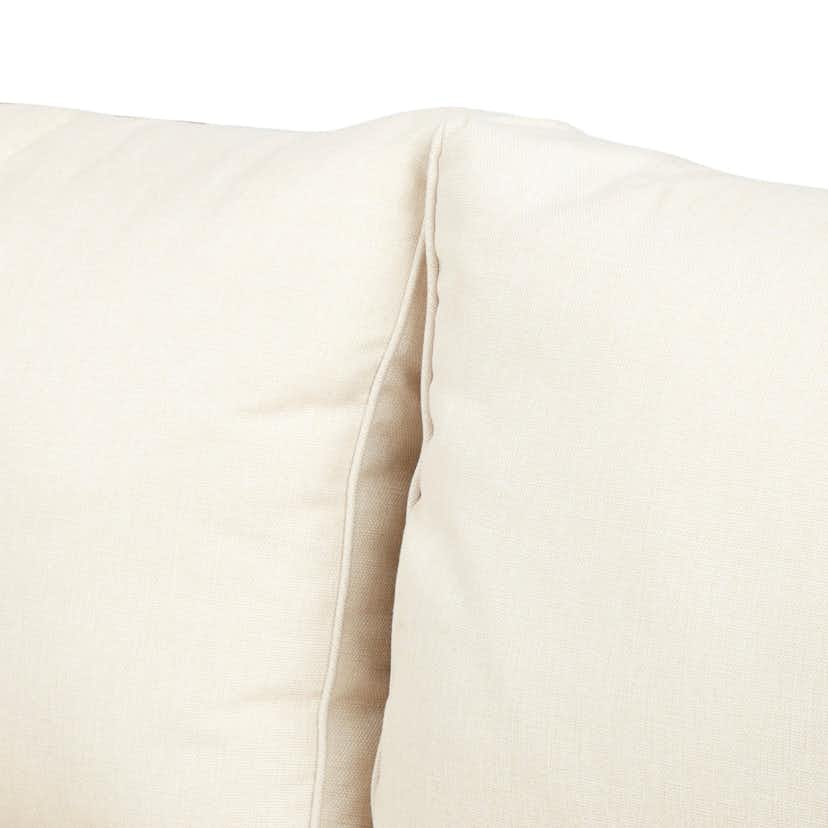 Hörnsoffa Ute VILA Gotland, Rottingsoffa med Dynor och Aluminiumram