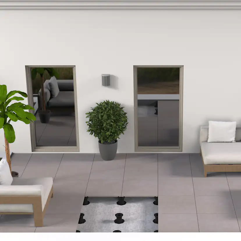 Piedestal Terrassfot Tenfors 50-75 mm