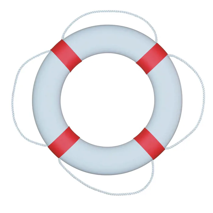 Vit/Röda manschetter