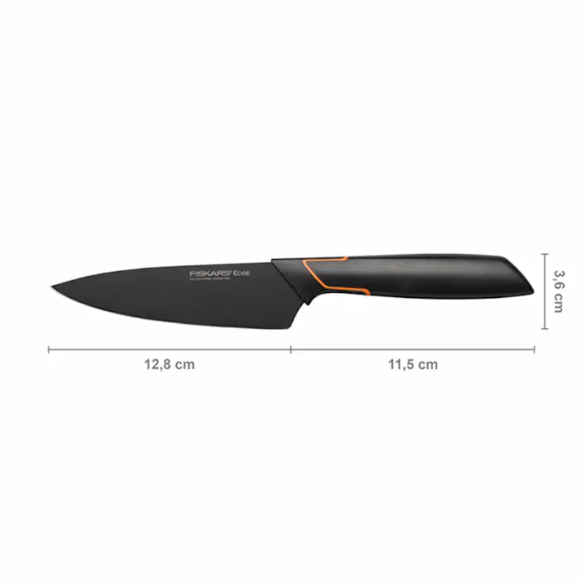 Fiskars Debakniv Edge 12 cm – Japansk Kockkniv för Fisk & Grönsaker