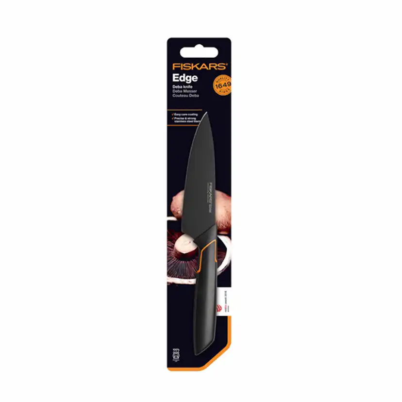 Fiskars Debakniv Edge 12 cm – Japansk Kockkniv för Fisk & Grönsaker