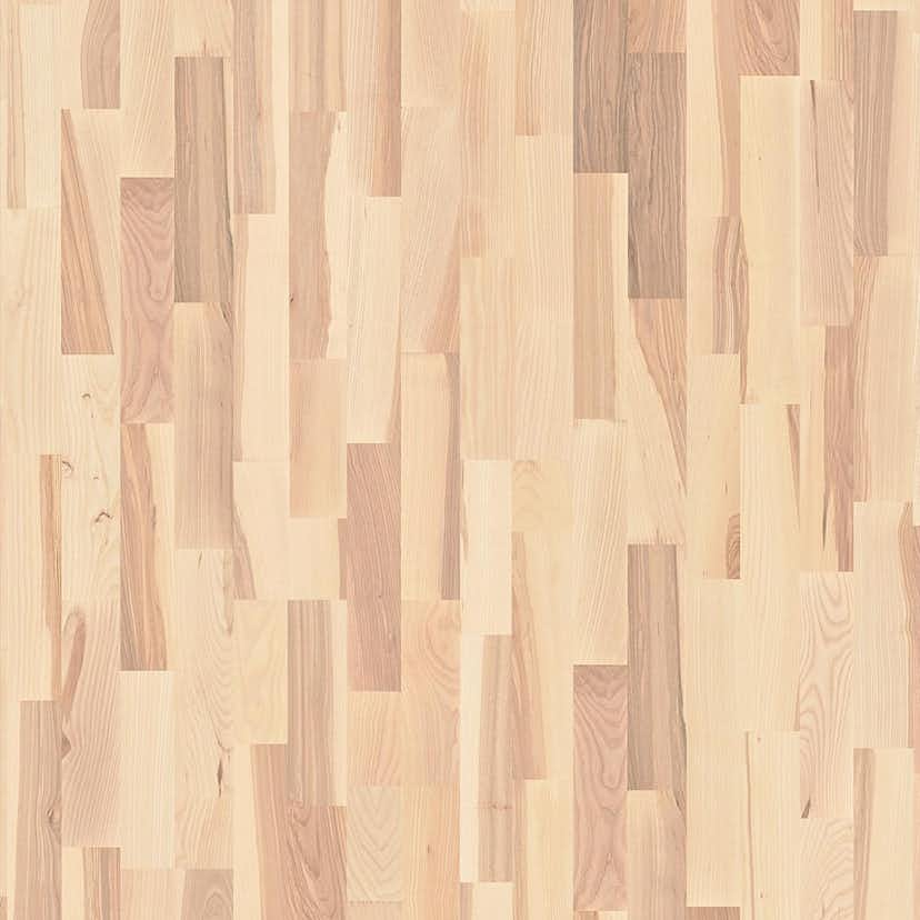 Parkettgolv Boen Ask Marcato Vit Live Matt Lack 3-Stav