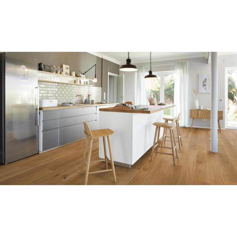 Parkettgolv Boen Ek Animoso Live Natural HV-Olja 1-Stav