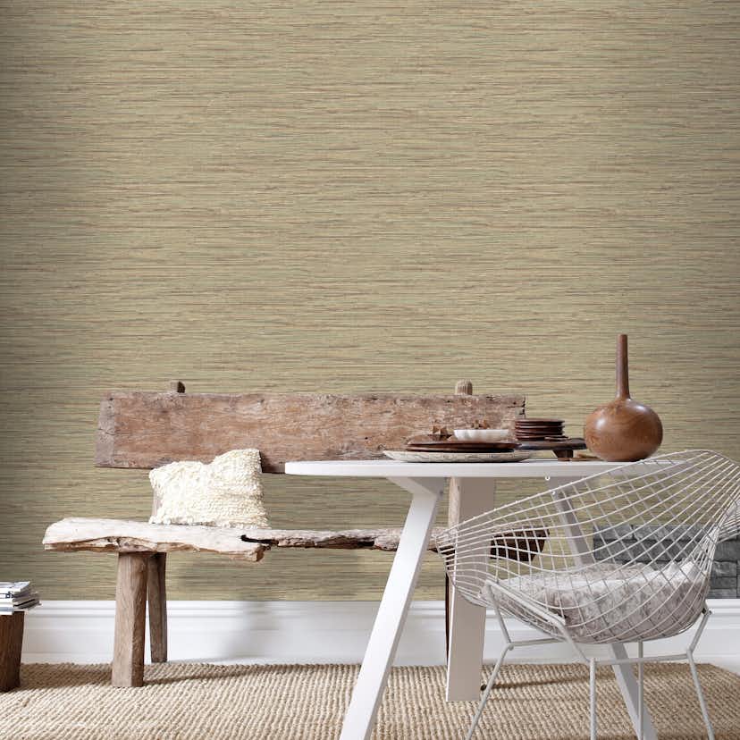 Tapet WOW Grasspaper Olivbrun