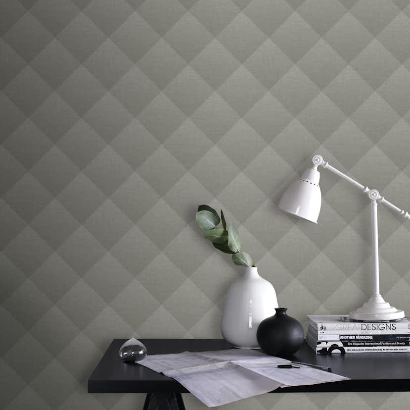 Tapet WOW Geo Texture Grå