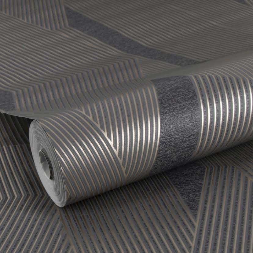 Tapet WOW Elegant Lines Antracit